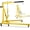 2T Yellow, variant on 2 Ton Hydraulic Engine Hoist 4400 LBS Foldable Cherry Picker Crane with 6 Locking Casters and 4 Boom Positions for Garage and Auto Repair Black