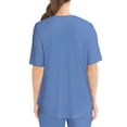 thumbnail image 5 of ClimateRight by Cuddl Duds Modern Fit Short Sleeve Scrub Top (Women's), 1 Count, 1 Pack, 5 of 6