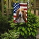 thumbnail image 2 of Carolines Treasures CK6684GF Colombian Fino Hound Dog American Garden Flag - 11 x 0.01 x 15 in., 2 of 3