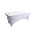 thumbnail image 1 of Feltree 4FT Table Cloth for Rectangular Fitted Events Stretch Champagne Table Covers Washable Table Cover Spandex Tablecloth Table Protector for Party Wedding Cocktail, 1 of 8