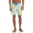 thumbnail image 2 of NEFF Men's Checkered Ducky Daily Hot Tub Board Shorts for Swimming, 2 of 6