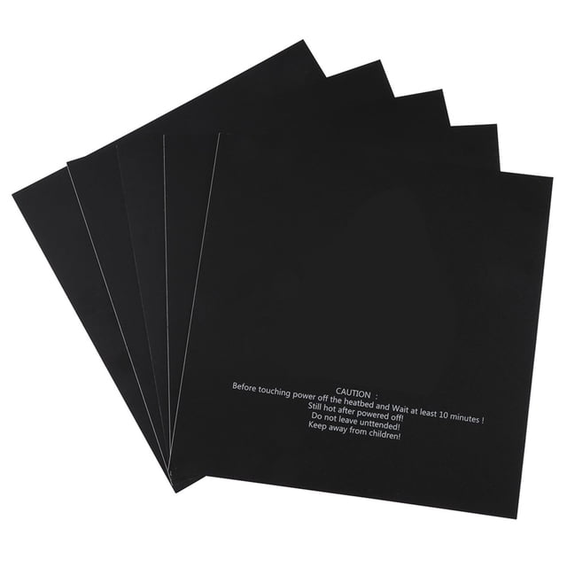 5 piezas de 220 x 220 mm para impresora 3D, placa de cama calentada, pegatinas de impresión