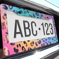 thumbnail image 5 of 1 Pcs Colorful License Plate Frame, License Plate Cover for Car Decorative Parts, Aluminum License Plate Bracket Holder Rust-Proof Weather-Proof for US Standard Car, 5 of 8