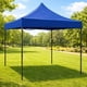 thumbnail image 3 of Carpa Toldo Plegable Reforzado 2x2 Lona Impermeable Acero Inoxidable Lona Azul, 3 of 8