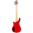 thumbnail image 2 of Rogue LX205B Fretted 5-String Series III Bass Guitars Candy Apple Red, 2 of 5