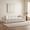 White, variant on Compression Sofa, 98.4" Extra Large Corduroy Cloud Puff Couch, 3-Seater Upholstered Sofa with 2 Pillows, No Assembly Required, Vacuum Packed Couch in a Box for Small Space, Apartment, Studio, Black