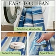 thumbnail image 4 of SARAG 5'x7' Area Rugs for Living Room, Abstract Machine Washable Non-Slip Carpet, Modern Indoor Rugs for Bedroom Dining Room Office Farmhouse,Blue Apricot, 4 of 9