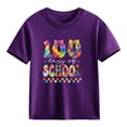 thumbnail image 4 of hengsof T-Shirt à Manches Courtes pour Enfants 100e Jour d'École, Col Rond, Imprimé Graphique Mignon, Chandail Décontracté Confortable, Chemise Basique Élégante, 4 of 7