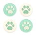thumbnail image 3 of GeekShare 4PCS Silicone Cat Paw JoyCon Thumb Grip Set Joystick Caps Compatible with Switch / OLED / Switch Lite (Spring Green), 3 of 4