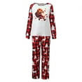 thumbnail image 5 of Odeerbi Christmas Pajamas for Family Holiday Long Sleeve Family Christmas Pajamas Matching Sets Mom Christmas Plaid Printed Blouse Tops + Pants Sleepwear Family Matching PJs Set Red, 5 of 6