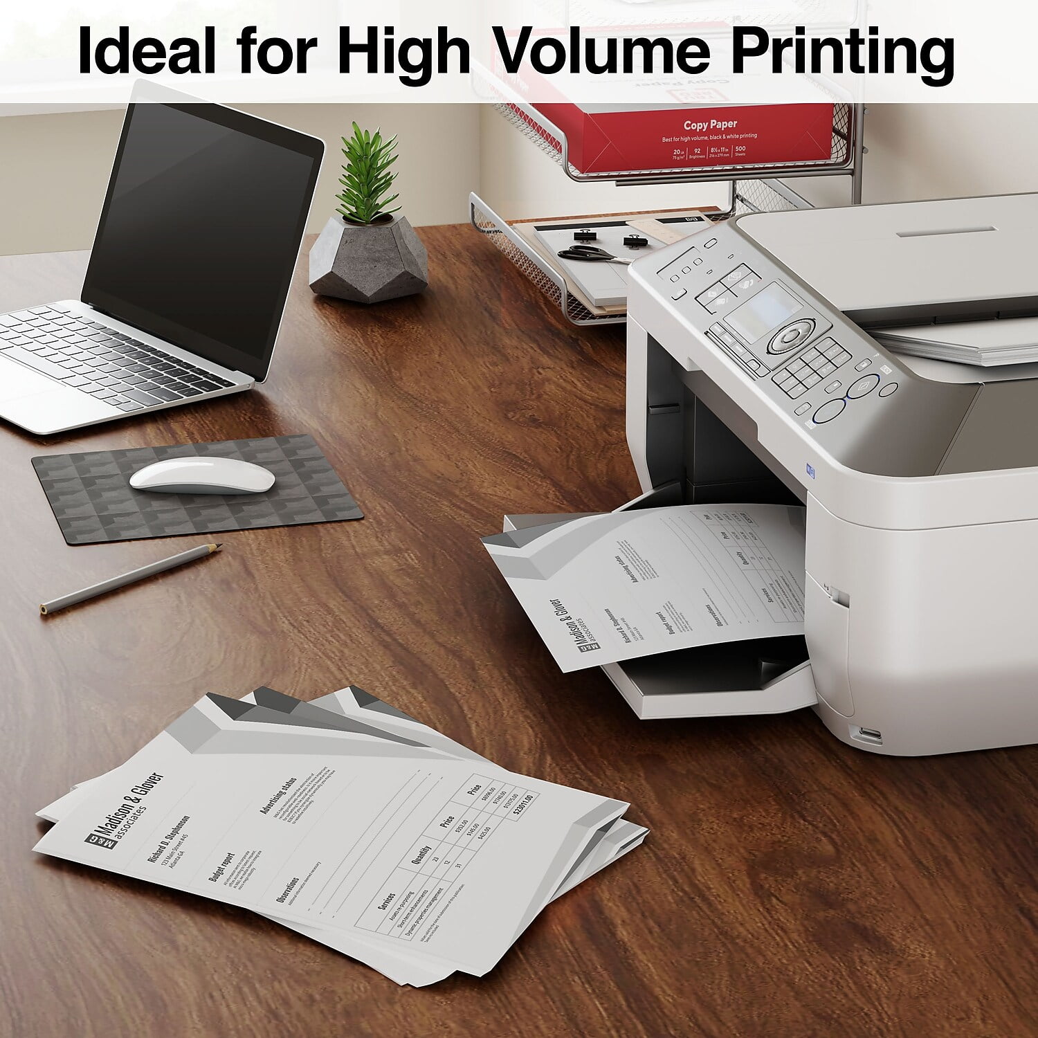TRU RED™ 8.5 x 11 Printer Paper, 20 lbs., 92 Brightness, 500/Ream  (TR56957)