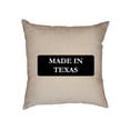 thumbnail image 1 of Hip Made In Texas State Pride Decorative Linen Throw Cushion Pillow Case with Insert, 1 of 6
