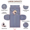 thumbnail image 3 of MIUSSE Convertible Garment Bag for Travel 2-in-1 Garment Duffle Bag 60L Carry On Garment Weekender Bag Hanging Suitcase Suit Travel Duffel, 3 of 7