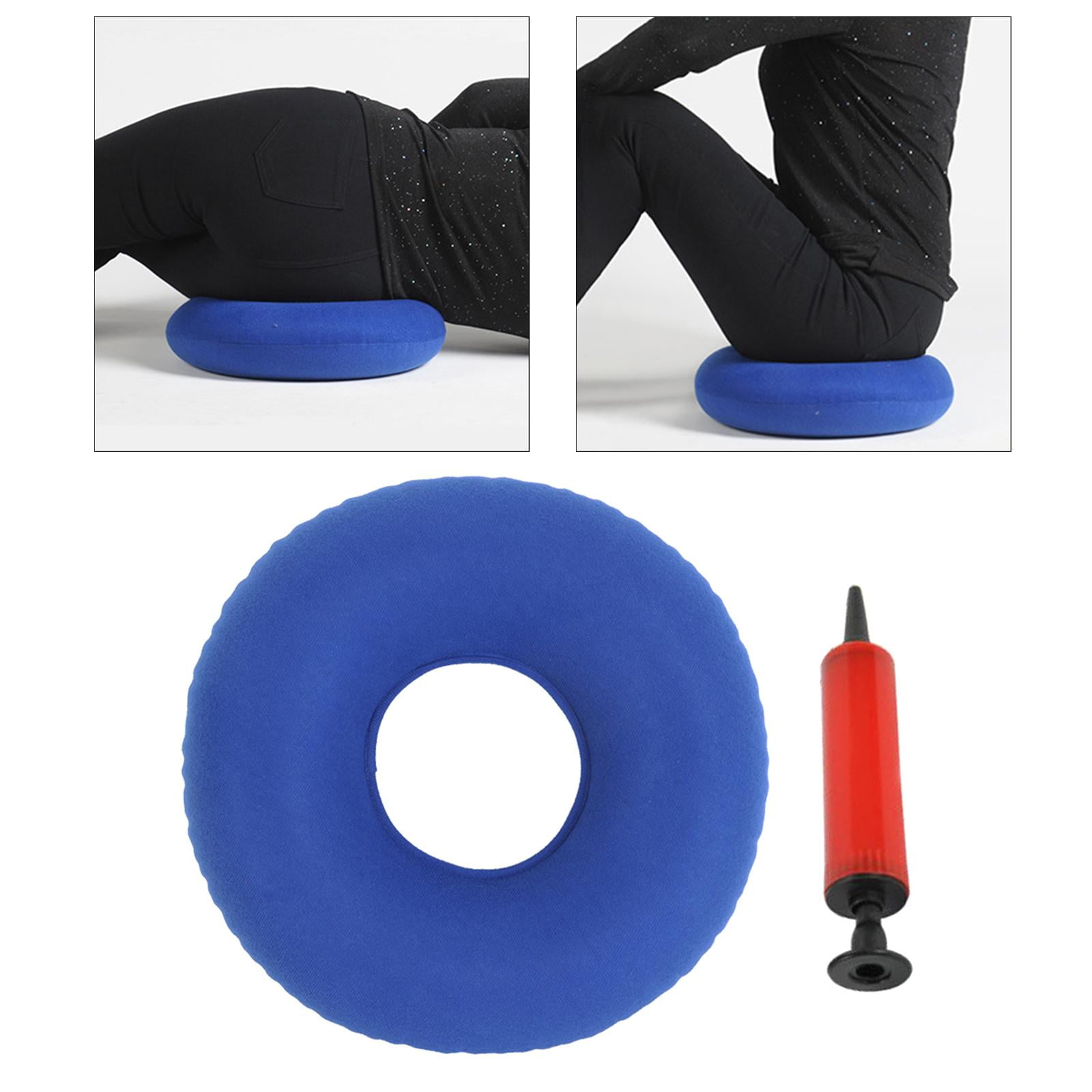 Shineyid Donut Pillow, Inflatable Donut Cushion for Tailbone Pain,Hemorrhoid  Seat Cushion (15 Light Blue, Air Pump Included) - Yahoo Shopping
