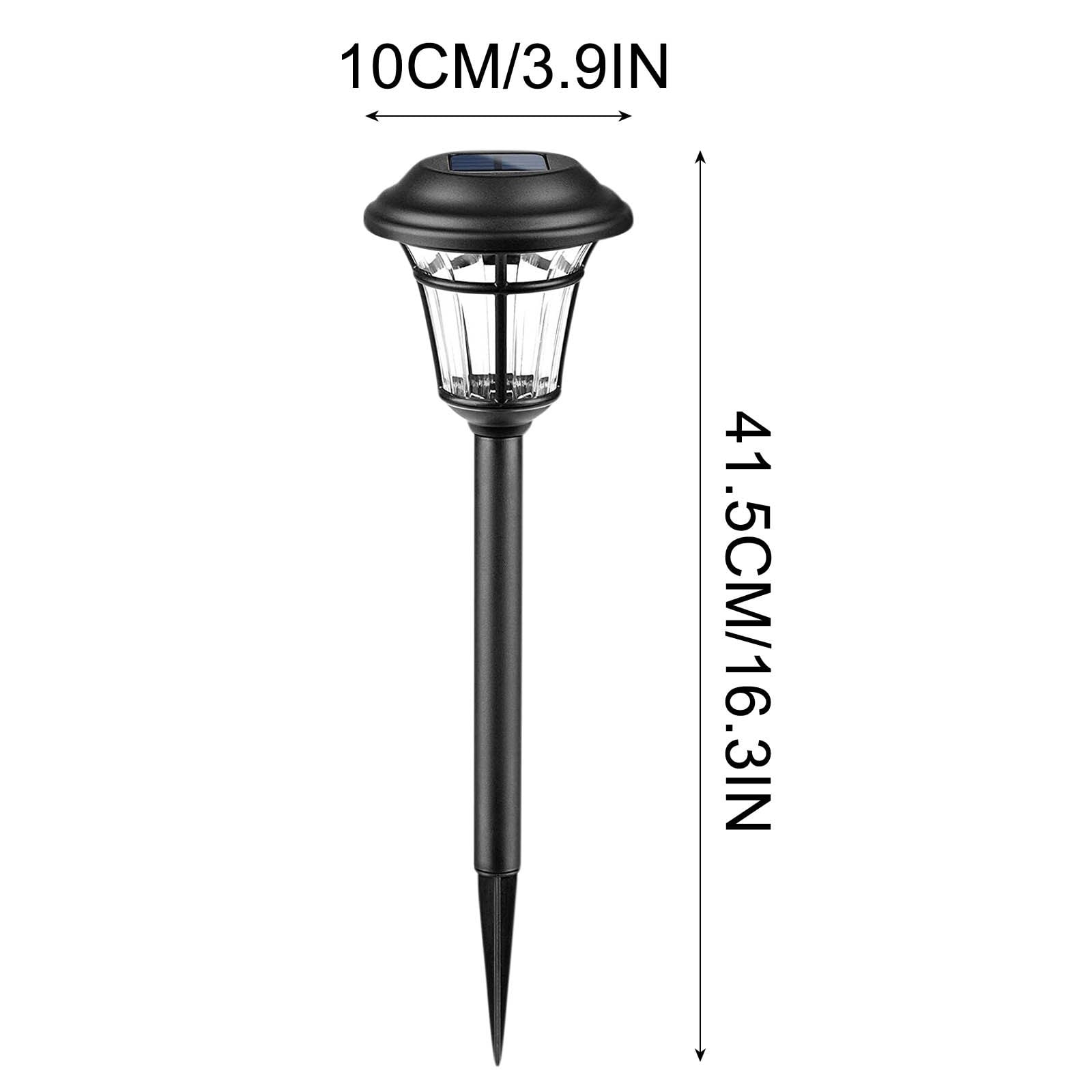 YZEGDCH Garden In-ground Pathway Lights Landscape Lighting,6 Pack Outdoor Solar Garden Ground Light Solar Garden Light for Lawn,Pathway,Driveway,Front,Back Door