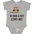 thumbnail image 3 of Inktastic Nana and Papa Love Me Baby Girl Girls Baby Bodysuit, 3 of 5