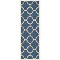 thumbnail image 1 of Safavieh Courtyard Navy Indoor Outdoor Rug - Runner 2'3" x 12', 1 of 4