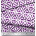 thumbnail image 2 of Soimoi Rayon Fabric Ogee Damask Print Sewing Fabric Yard 42 Inch Wide, 2 of 5