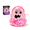 Pink, variant on Glitter Ghost Squishy Stress Toy, Cute Halloween Sensory Decompression Toy, Pocket Sized Fidget Squeeze Toy, Halloween Party Favor & Stocking Stuffer Gift for Kids Teens Adults