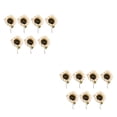 thumbnail image 4 of QualitChoice 7pcs Artificial Sunflowers Single Stem Fake Flowers Bouquet Realistic Simulation Wedding Decoration Garden for DIY Home White 2PCS, 4 of 6