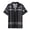 A-Black248, variant on Mens Polo Shirts Full Body Plaid Print Half Zip Placket Shirts Mens Spring Summer Vacation Daily Tops