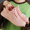 thumbnail image 6 of Domzle Women's Walking Shoes Comfortable Cushion Running Tennis Shoes Non-Slip Athletic Workout Cross Training Sports Fashion Sneakers Pink 40, 6 of 9