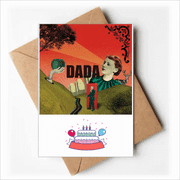 Anarchy Antiwar Dada Art Art Deco Fashion Happy Birthday Greeting Cards Envelopes Blank
