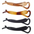 thumbnail image 1 of Pince à Cheveux Banane Classique 4 Pcs Peigne Banane Élégant Porte-Queue Accessoire Cheveux, 1 of 10