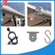 thumbnail image 5 of 10pcs RV Toldo Toldos en Forma Party Hangers para Camping (gris), 5 of 9
