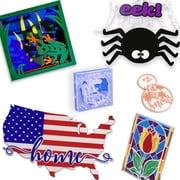 Transparent Acrylic Variety Pack | 8 Sheets | 2.6mm (1/8th Inch), 12x19 inch, CO2 Laser & Glowforge Performance Series Ready, Cast Acrylic in a Variety of Solid Opaque Colors, Craft Closet Brand