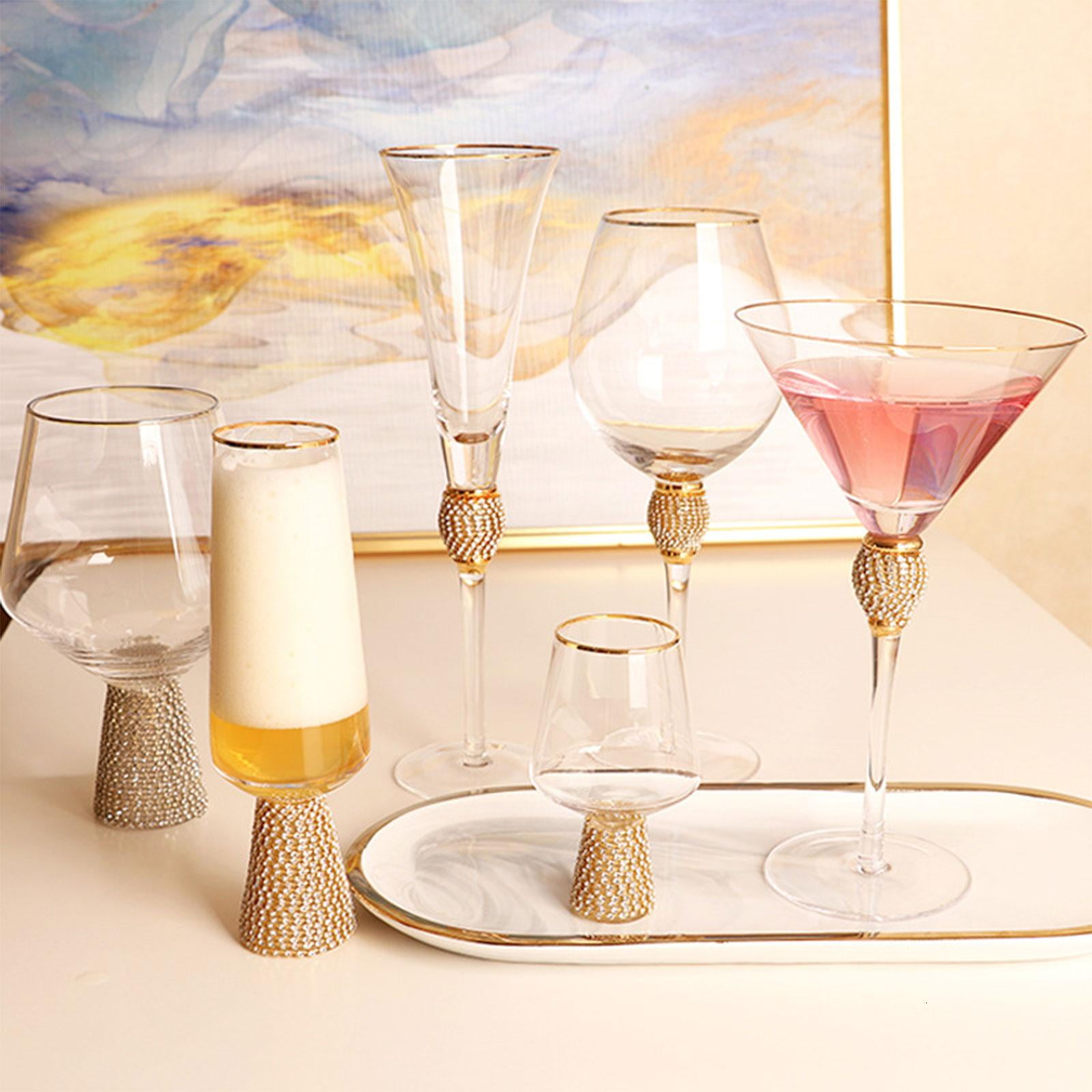 Champagne Flutes Glass Material Champagne Glass Modern Elegant Gift for Women Men Wedding Anniversary Christmas Birthday