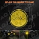 thumbnail image 4 of Par de Luces Antiniebla Redondas LED para Honda Civic 2016-2021, 55W 3500K Amber Lámparas Amarillas Todoterreno Parachoques Delantero Negro Luces Antiniebla LED, 4 of 11