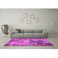 thumbnail image 3 of Ahgly Company Indoor Rectangle Abstract Pink Modern Area Rugs, 7' x 10', 3 of 4