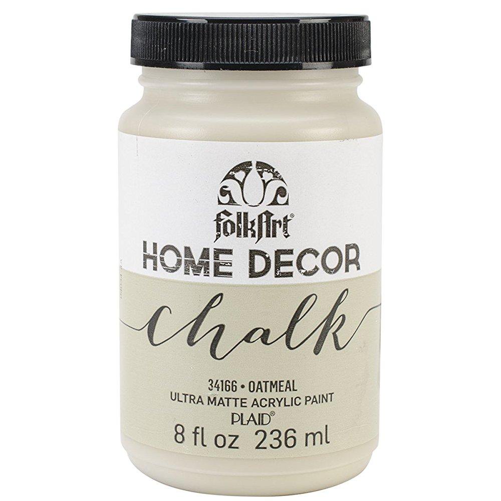 folkart home decor chalk furniture & craft paint in assorted colors (8