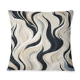 thumbnail image 3 of Designart "Monochrome Mystic Flow I" Abstract Printed Throw Pillow, 3 of 5