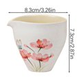 thumbnail image 4 of Hand-made Tea Pitcher Vintage Floral Tea Fairness Cup Tea Coffee Cream Sharing Cup for Household, 4 of 5