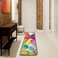 thumbnail image 6 of Coolnut Easter Eggs Pattern Area Rug - 2' x 6' Washable Runner Rugs with Rubber Backing - Non Skid Floor Carpet for Indoor Living Room Hallway Kitchen Home Decor Gifts, 6 of 7