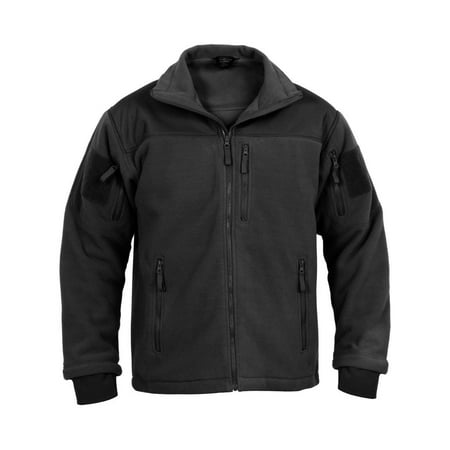 Special Ops Vests - Special Ops Tactical Fleece Jacket, Black, Large