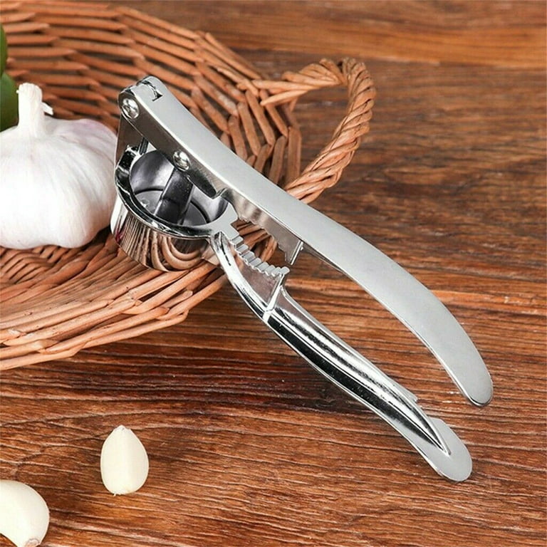 Garlic Press Crusher Squeezer Masher Mincer Stainless Steel Manual Kitchen  Tool