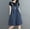 Dark Blue#1, variant on LEBONYARD Shorts for Women Plus Size,Women's Denim Jumpsuit Double Pocket Loose Casual Jumpsuit Shorts Strap Pants
