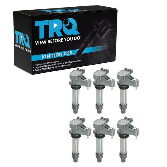 TRQ Ignition Coil SET of 6 for LaCrosse CTS Camaro Impala Terrain SRX ICA61585 Fits select: 2008-2017 CHEVROLET EQUINOX, 2010-2020 CHEVROLET TRAVERSE