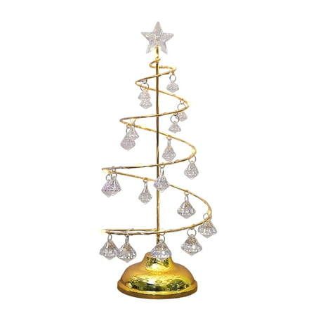 

PRINxy Christmas Decorations Christmas Lights Crystal Christmas Tree Lights Copper Wire Night Lights Home Decor Multicolor A