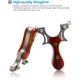 thumbnail image 2 of Tirachinas 1 pieza de cuero plano de alta precisión fuerte y potente banda de goma plana rápido arco y flecha tirachinas de dragón profesional JAMW Sencillez, 2 of 5