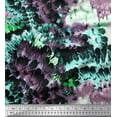 thumbnail image 1 of Soimoi Polyester Crepe Fabric Feather Texture Print Sewing Fabric Yard 42 Inch Wide, 1 of 4