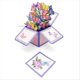 thumbnail image 3 of 3PCS Colorful Butterfly 3D Pop-Up Box Greeting Card Wishes Universal, 3 of 5