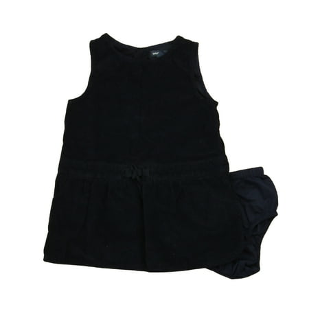 

Pre-owned Gap Girls Navy Dress size: 18-24 Months