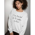 thumbnail image 2 of The Wisdom Of Others Quote Sweatshirt Women -GoatDeals Designs, Female x-Large, 2 of 4
