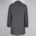 thumbnail image 4 of Ceisia Men's fashion solid color lapel button-down cardigan pocket long Gift sleeve outerwear, 4 of 6