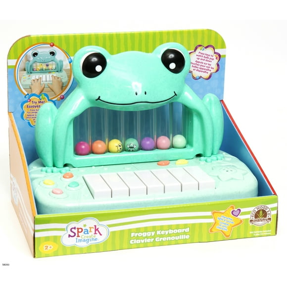 Spark Create Imagine Clavier Musical Froggy pour Enfants de 3 a 6 Ans Apprentissage et Jeu Creatif