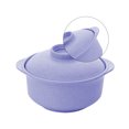thumbnail image 2 of Matsuzay Instant Noodles Bowl with Lid Japanese Simple Style Curved Large Box Household Lunch Fruit Rice Supplies Bowls Handle Ramen Mostrada Azul, 2 of 6